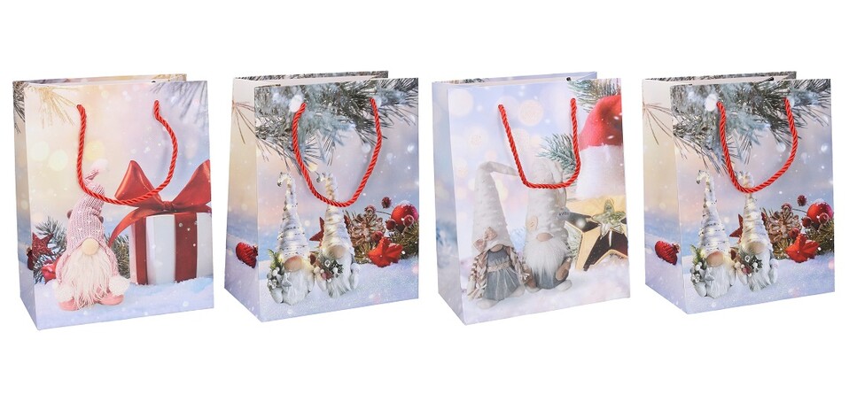 Vianočná darčeková taška 24x18x10cm