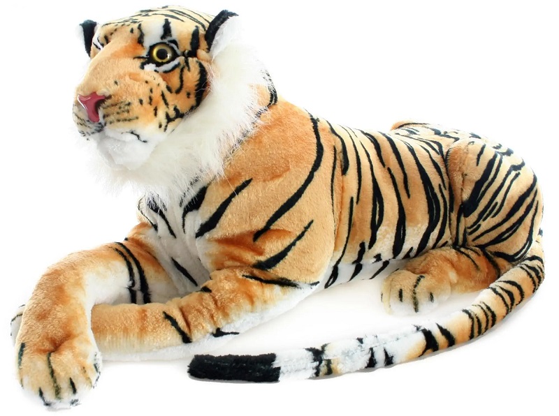 Tiger hnedý plyšový 70cm