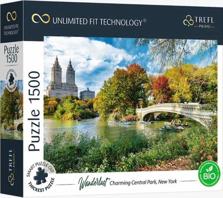 Trefl Prime puzzle 1500 UFT - Potulky: Okúzľujúci Central Park, New York