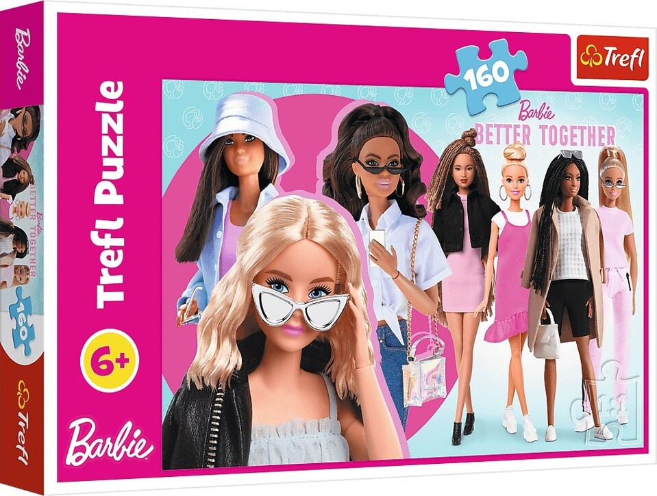 TREFL Puzzle Barbie a jej svet 160 dielikov