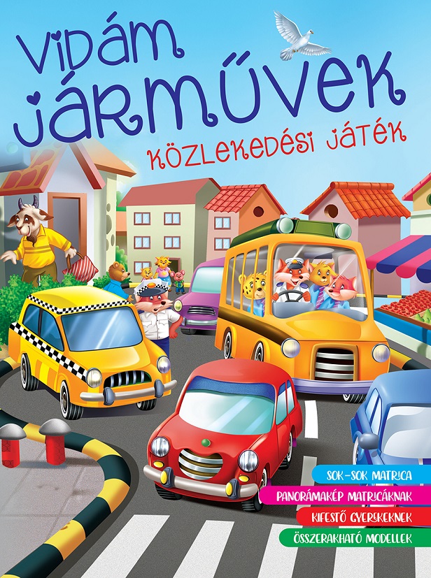 Vidám járművek közlekedési játék (Maďarská verzia)
