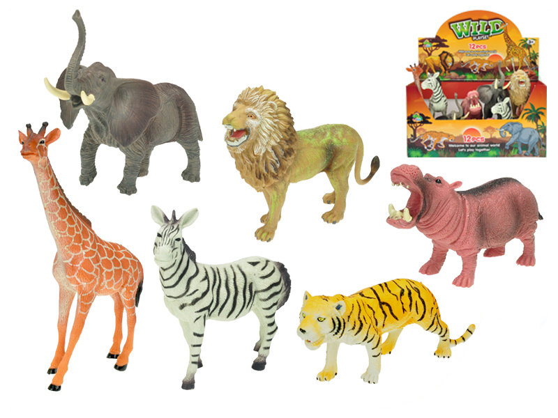 Zvieratká safari 6 ks  - náhodné